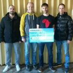 Scheckübergabe „99 fragt nach“